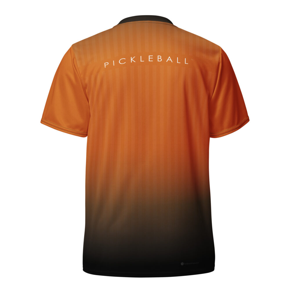 PICKLEBALL (orange & black) Pickleball Unisex Sports Jersey / T-Shirt - Image 2