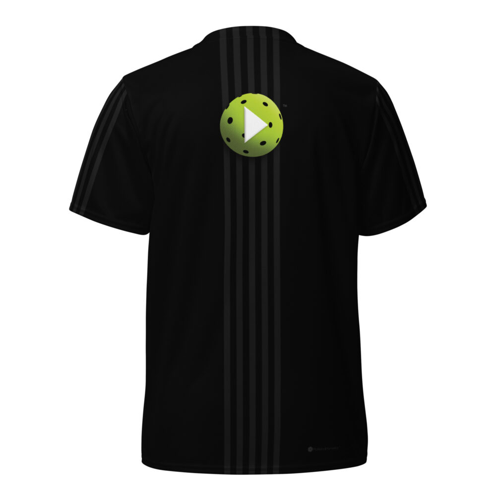 Play Pickleball (black) – Pickleball Unisex Sports Jersey / T-Shirt - Image 2