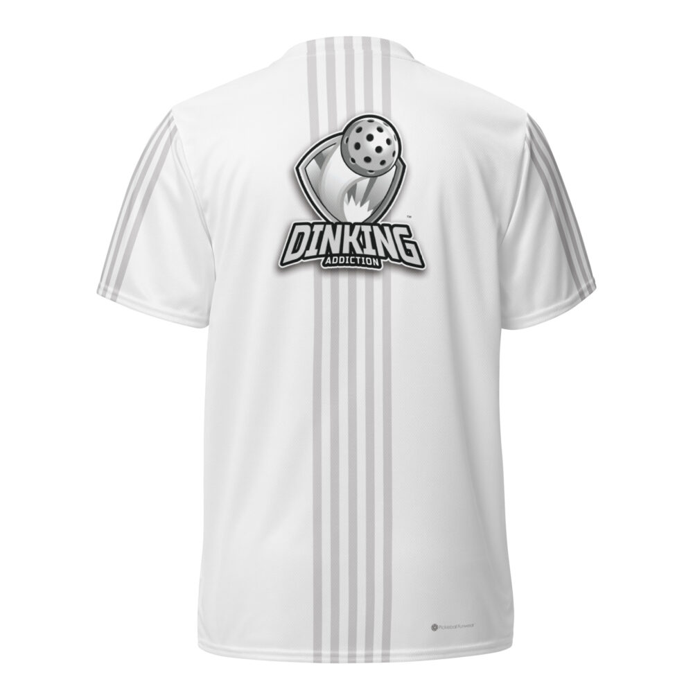 Dinking Addiction (white) – Pickleball Unisex Sports Jersey / T-Shirt - Image 2