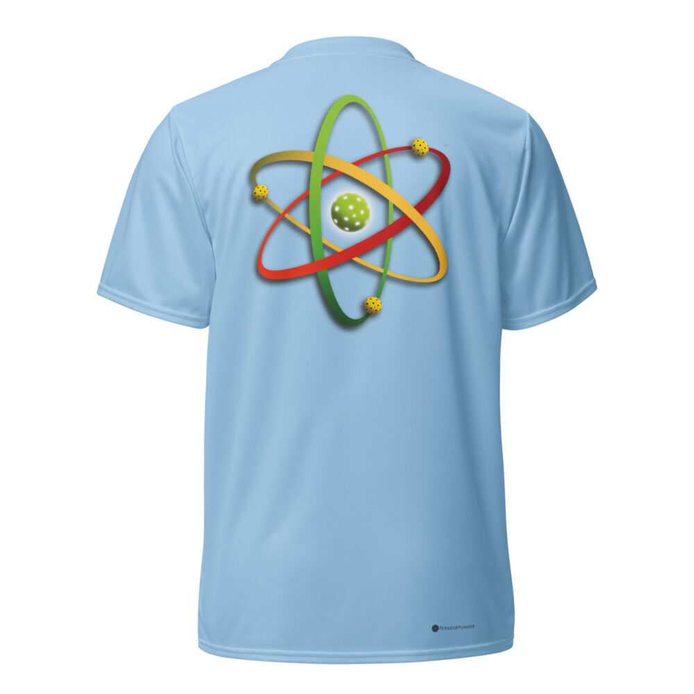 Atomic Pickleball (extra light blue) – Pickleball Unisex Sports Jersey / T-Shirt - Image 2