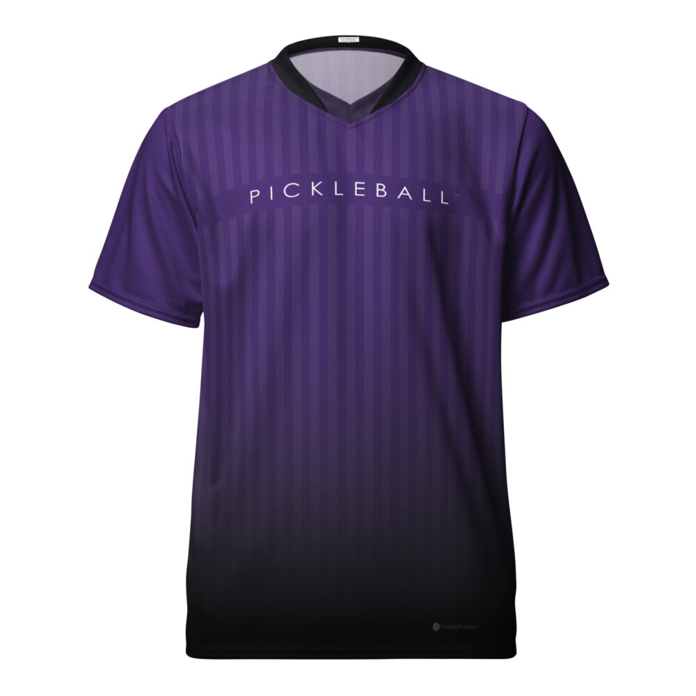 PICKLEBALL (purple & black) Pickleball Unisex Sports Jersey / T-Shirt