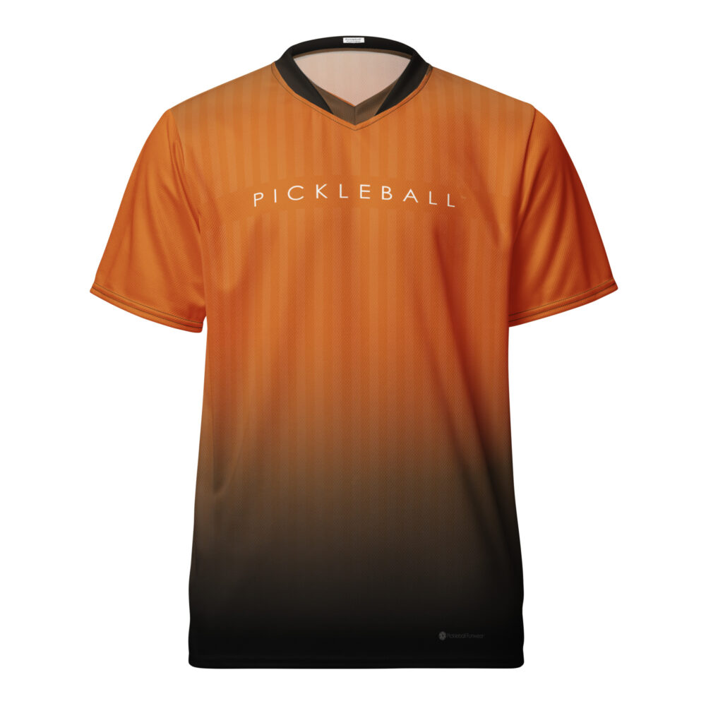 PICKLEBALL (orange & black) Pickleball Unisex Sports Jersey / T-Shirt