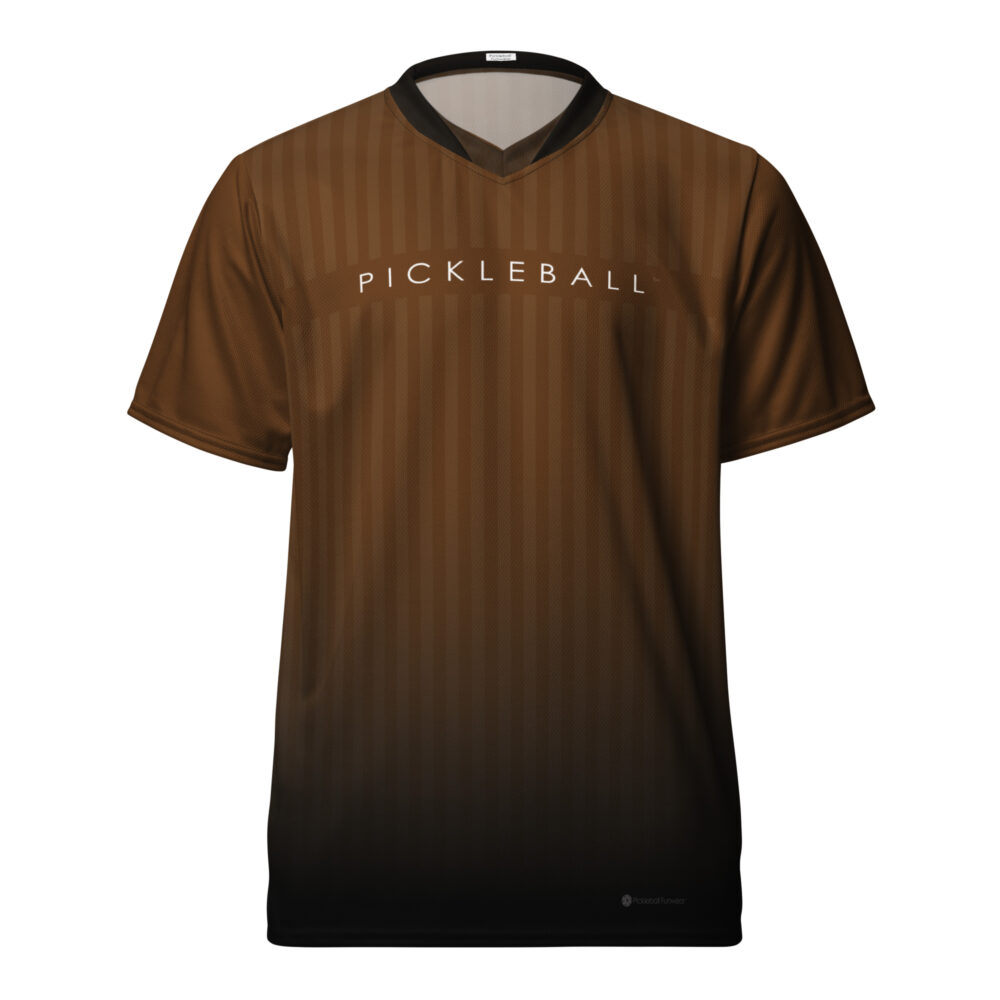 PICKLEBALL (brown & black) Pickleball Unisex Sports Jersey / T-Shirt