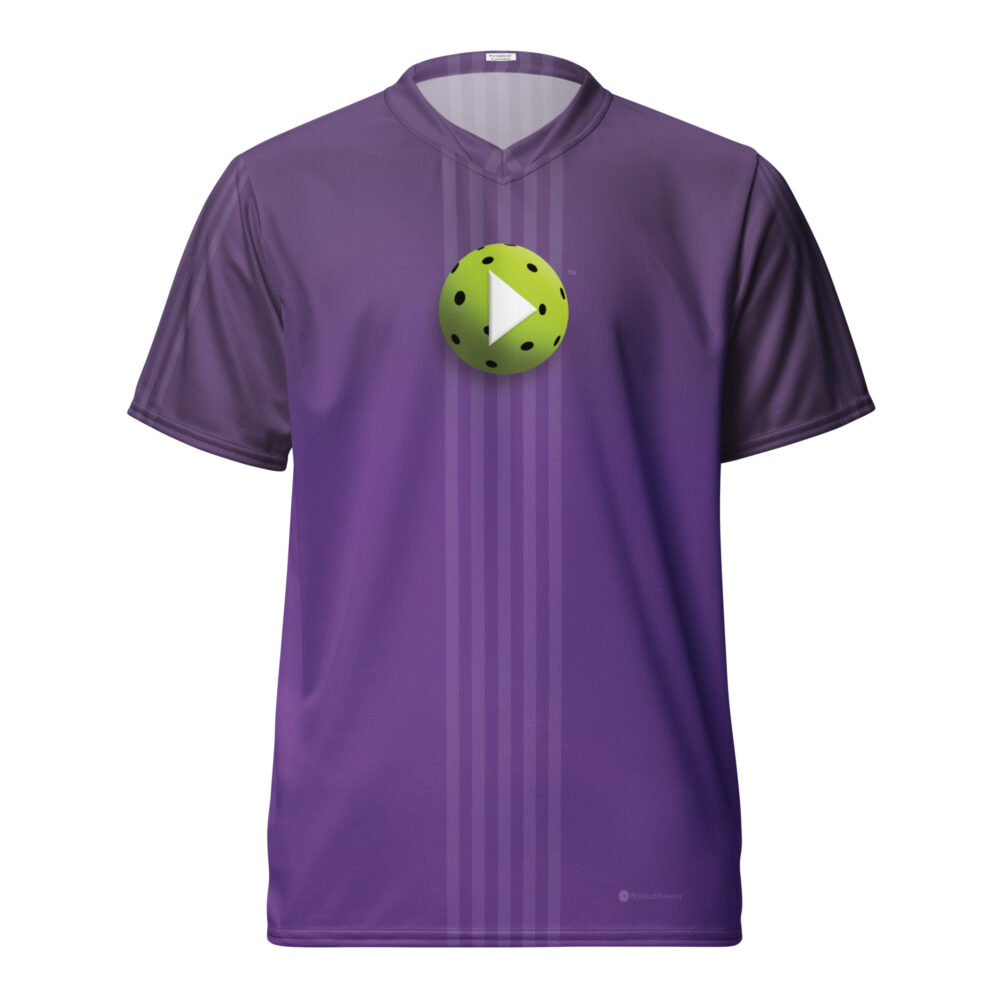 Play Pickleball (purple) – Pickleball Unisex Sports Jersey / T-Shirt