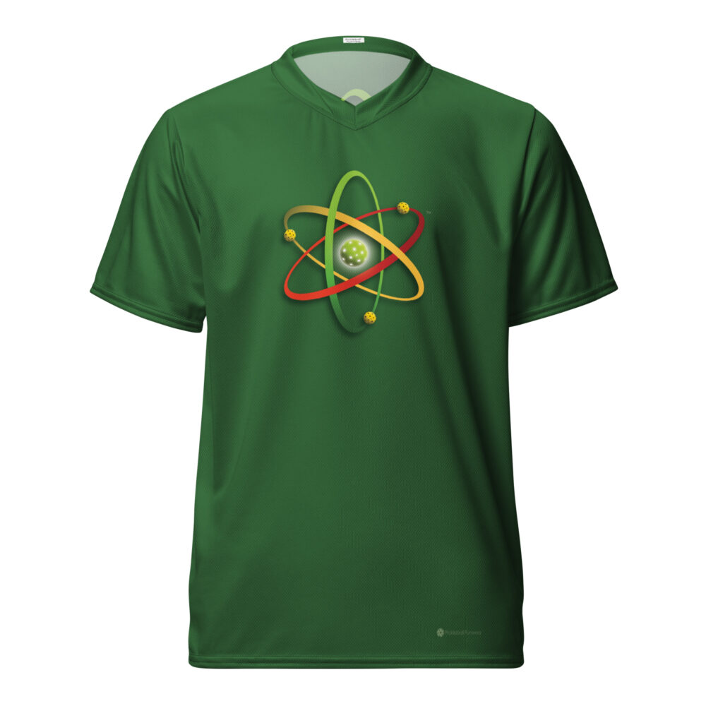 Atomic Pickleball (green) – Pickleball Unisex Sports Jersey / T-Shirt