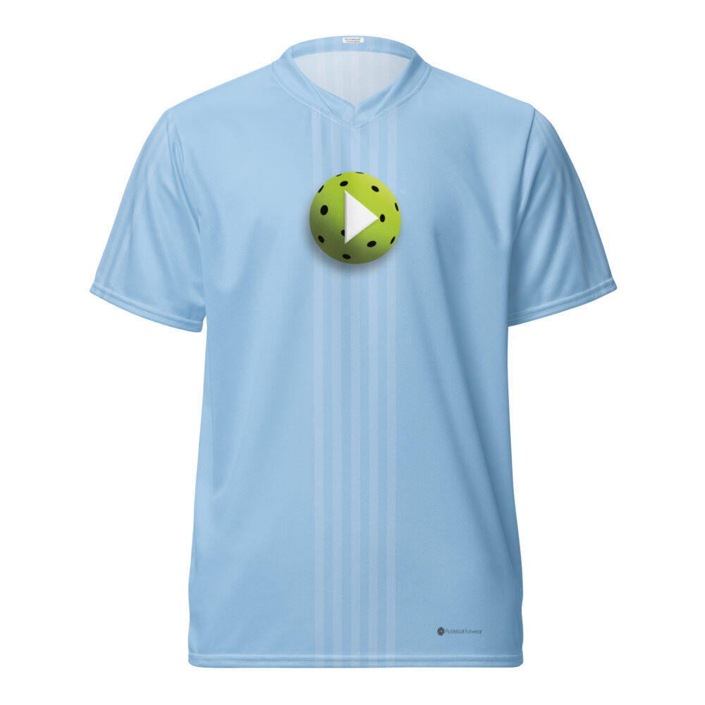 Play Pickleball (light blue) – Pickleball Unisex Sports Jersey / T-Shirt