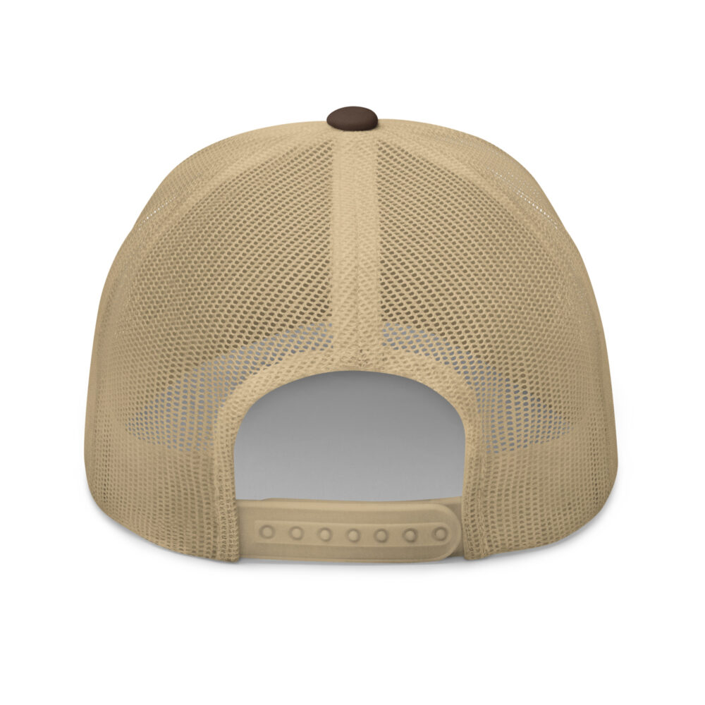 Pickleball Hat (white letters) – Brown/Khaki Snap Back Mesh Pickleball Hat/Cap - Image 2